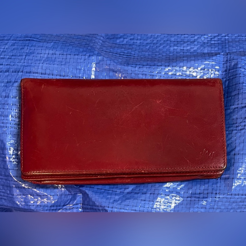 Monsac Maroon Vintage Wallet